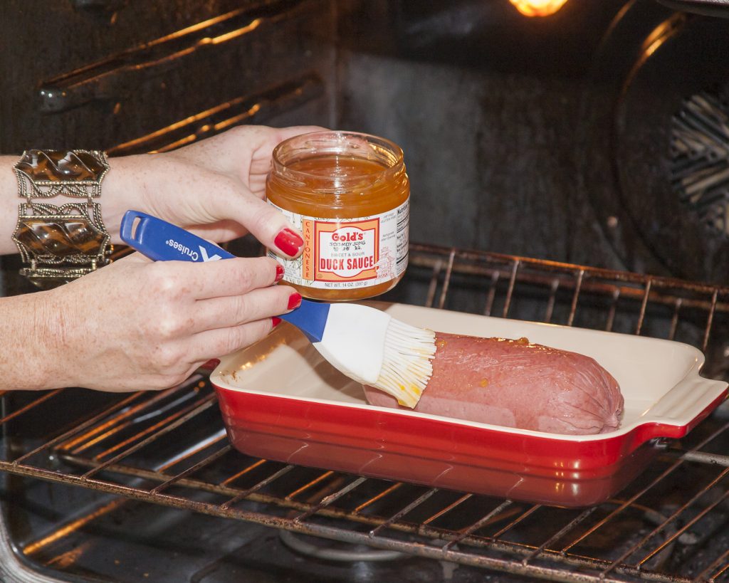 Slow Baked Salami Appetizer in Duck Sauce Forever Freckled