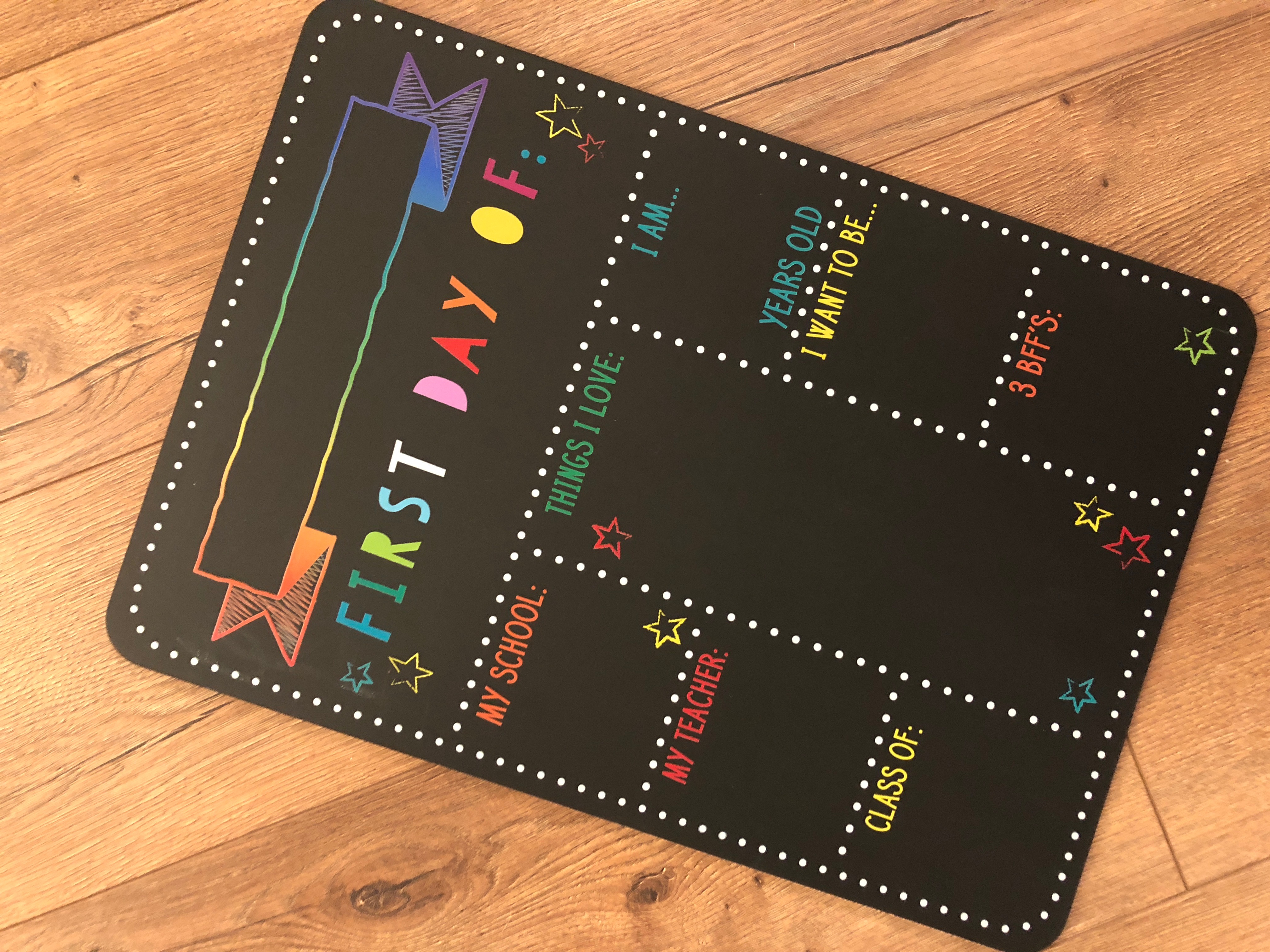 Quick and Easy DIY First Day of School Signs Forever Freckled