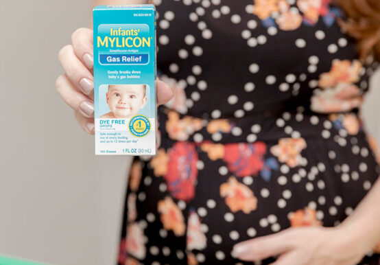Mylicon gas drops or gripe water