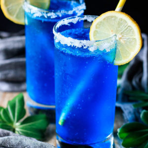 blue lagoon mocktail for labor day party